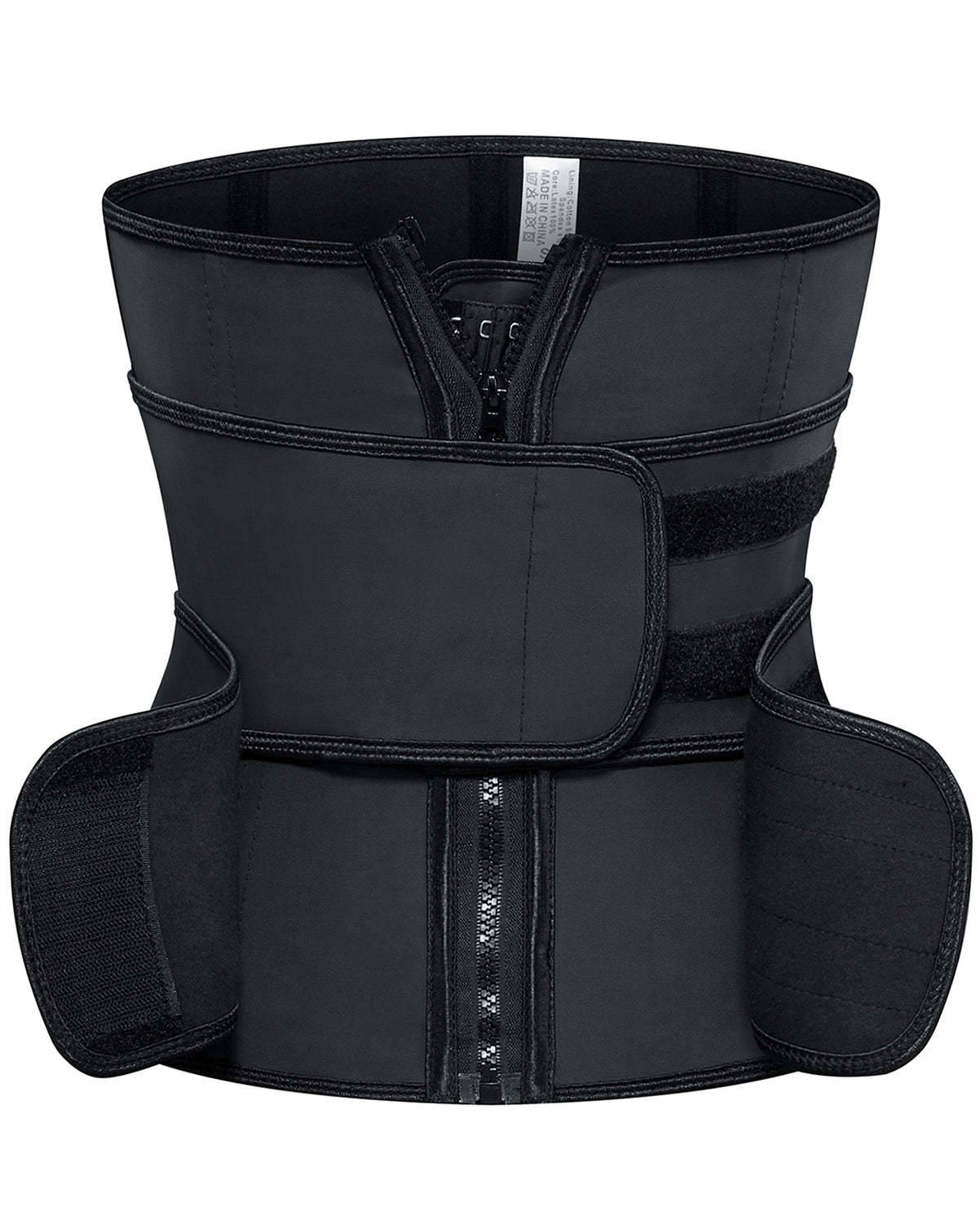 Corset Latex Buckle Waist Corset Belt LATEX Rubber Straps Corset-Curvy-Faja