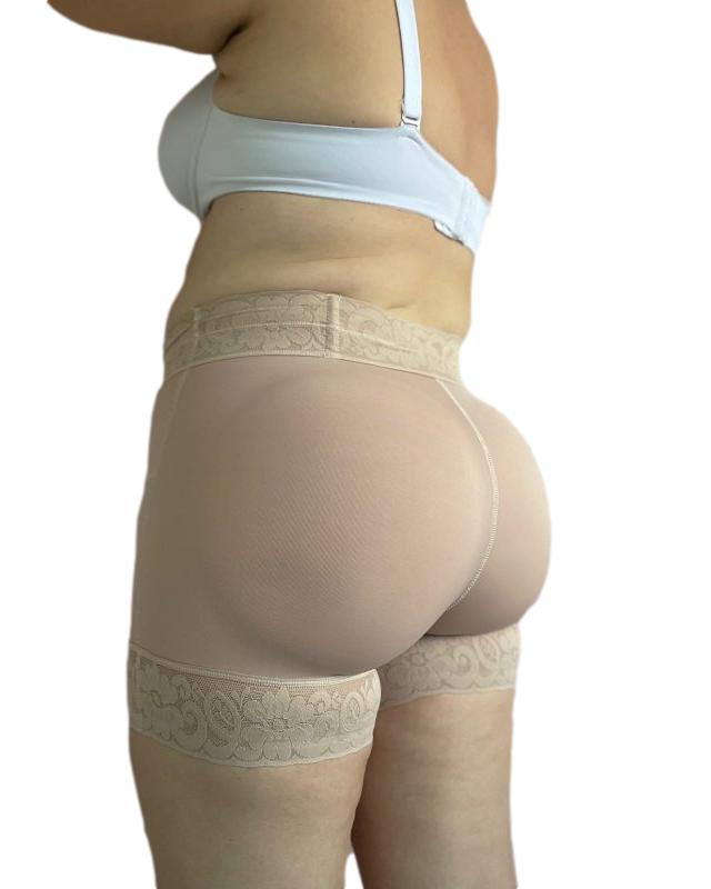 Low Waist Hip Lift Shorts-Curvy-Faja