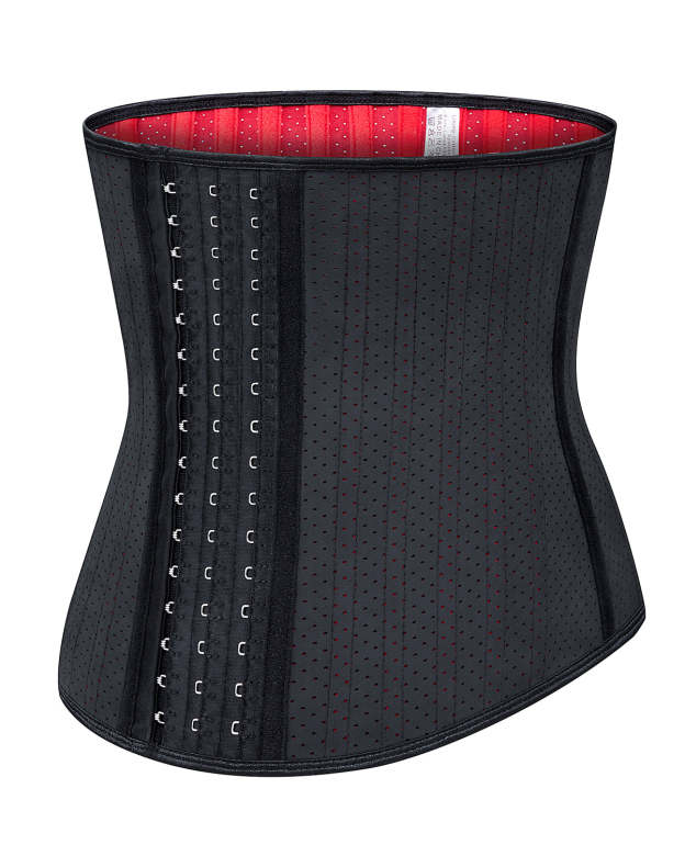 Corset Latex Buckle Waist Corset Belt LATEX Rubber Straps Corset-Curvy-Faja