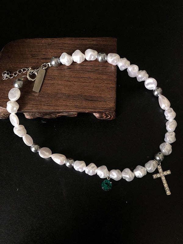 CHIC PEARL LOVELY NECKLACE-Curvy-Faja