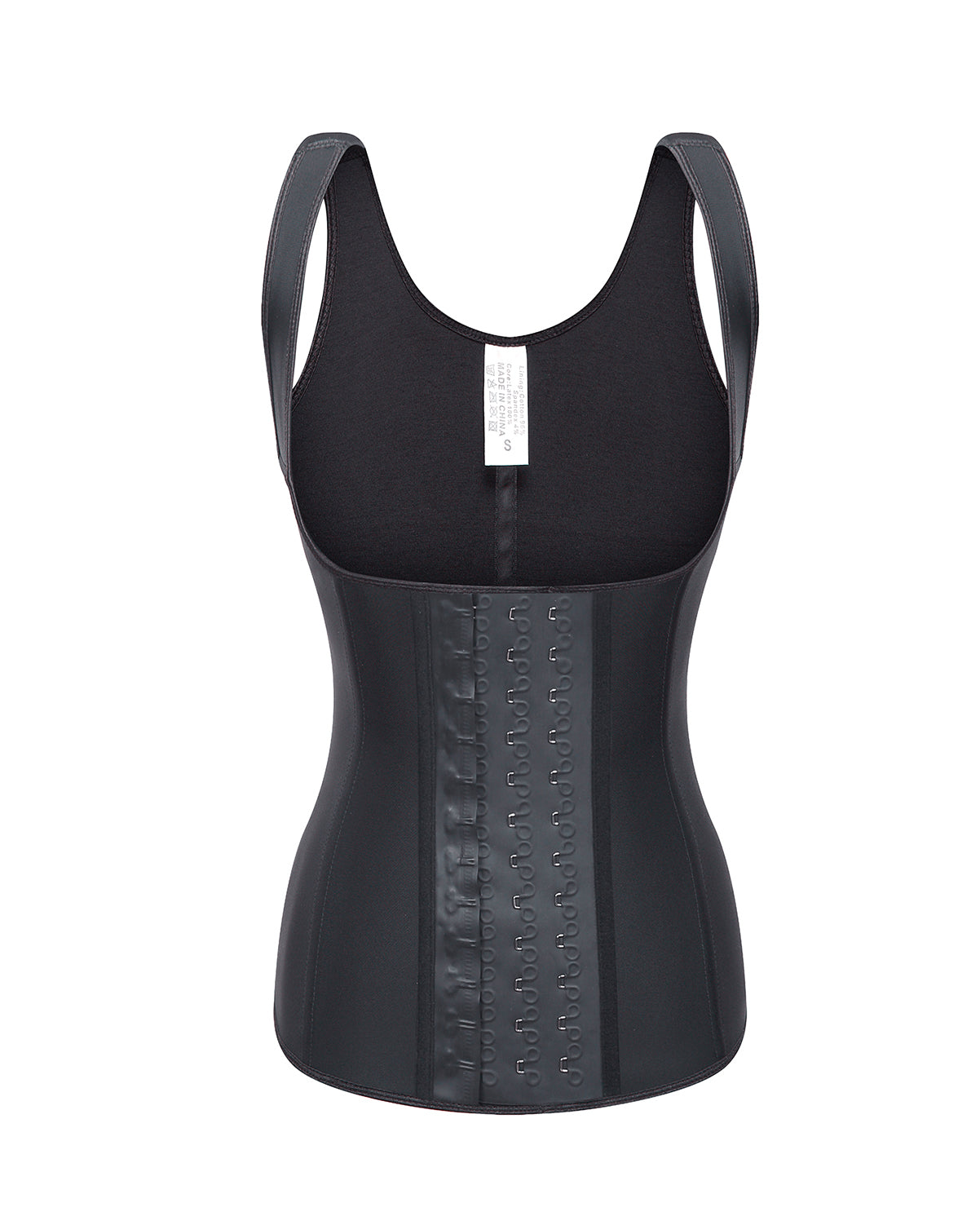 Corset Latex Buckle Waist Corset Belt LATEX Rubber Straps Corset-curvy-faja