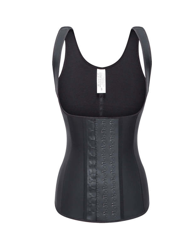 Corset Waist Trainer for Women’s Weight Loss - Waist Cincher With Straps - Hook Vest Body Shaper-Curvy-Faja