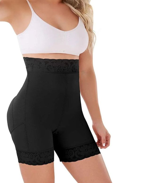 Butt Lifter High-Compression Girdle With Perineal Zipper-Curvy-Faja