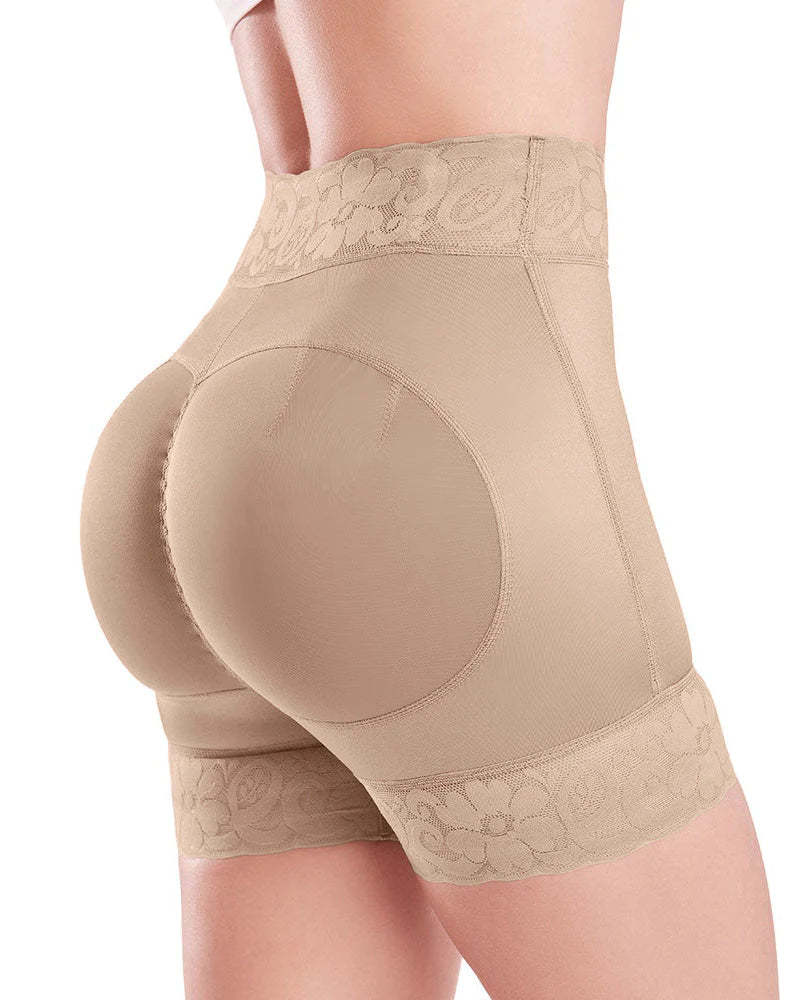 Medium Compression Sculpting Lift Shorts-Curvy-Faja
