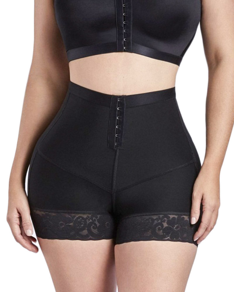 Double Compression Power Shaping Shorts-curvy-faja