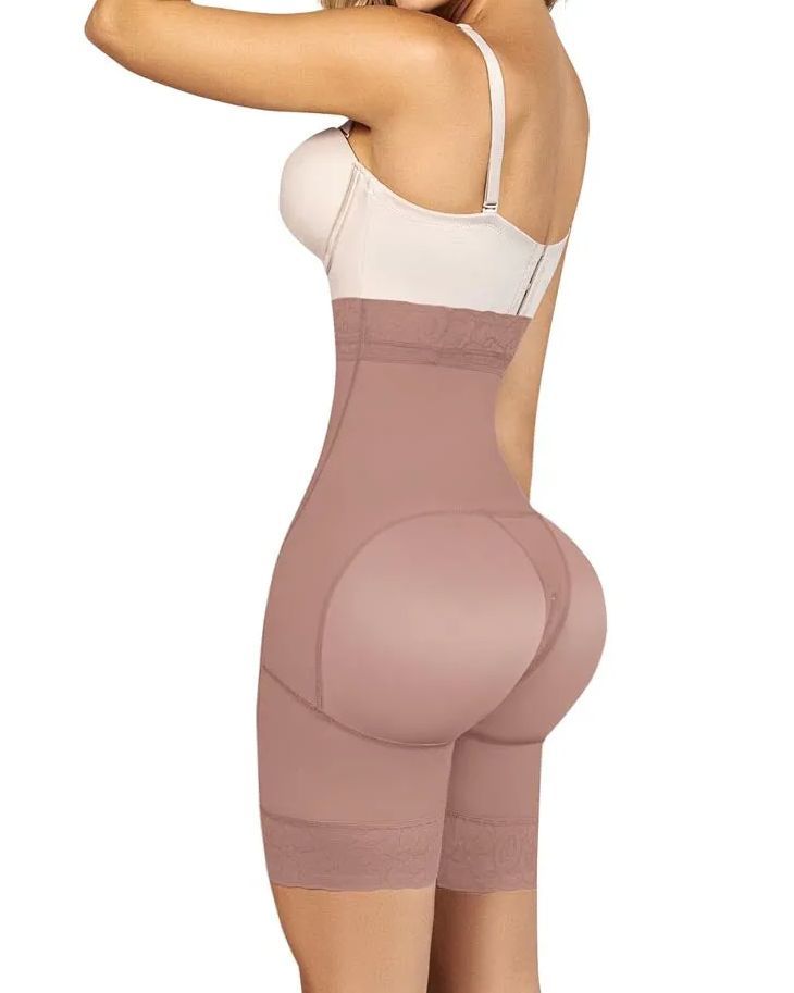 Women Butt Lifter High Waist Hip Enhancer Pads Underwear Shapewear Lace Padded Control Panties-Curvy-Faja