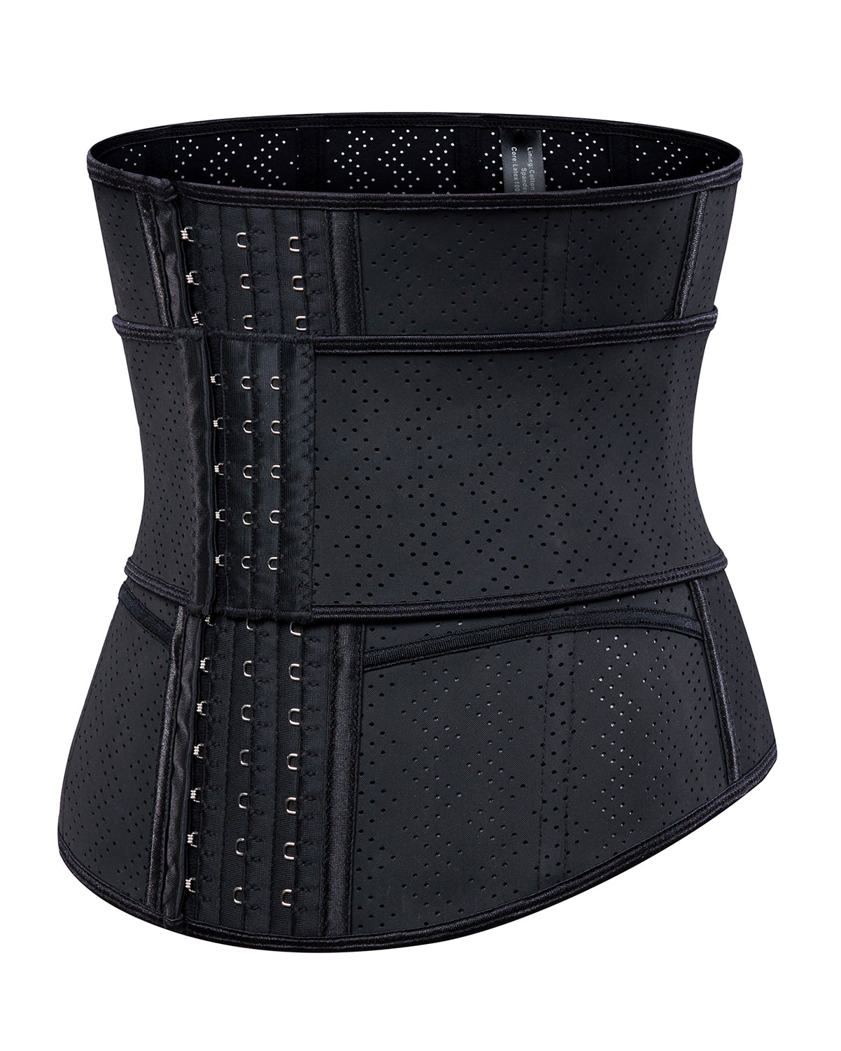 Corset Latex Buckle Waist Corset Belt LATEX Rubber Straps Corset-Curvy-Faja