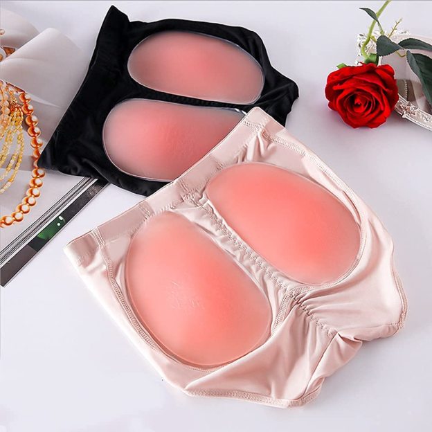 300G Silicone Butt Pads Buttock Enhancer Underwear Silicone Padded Panties for Women-Curvy-Faja