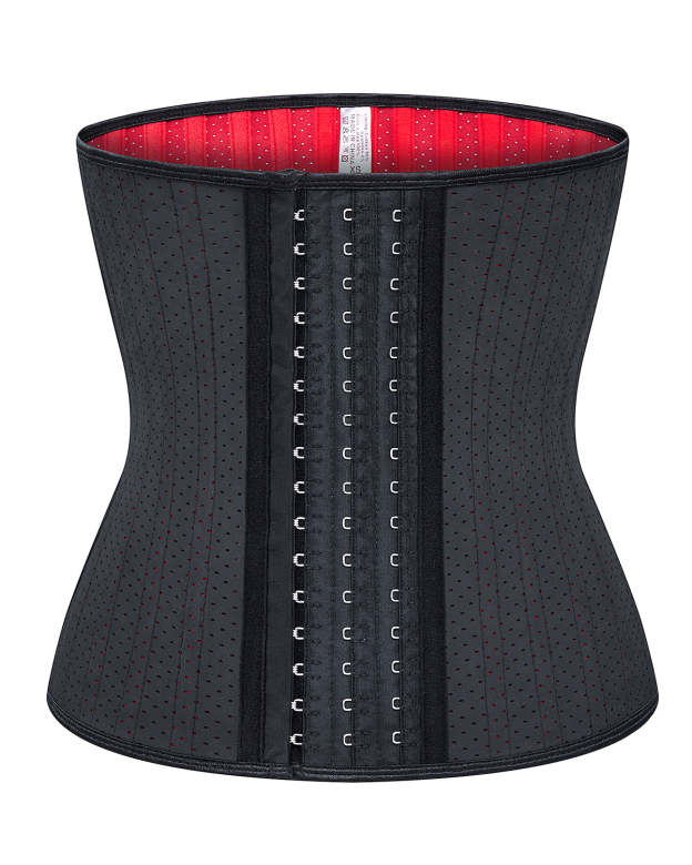 Corset Latex Buckle Waist Corset Belt LATEX Rubber Straps Corset-Curvy-Faja