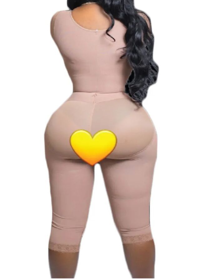 Full Body Support Arm Compression Shrink Your Waist With Built In Bra -Curvy-Faja