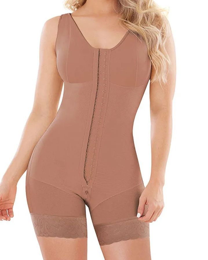 Women's Chest Sleeveless Bodysuit-Curvy-Faja