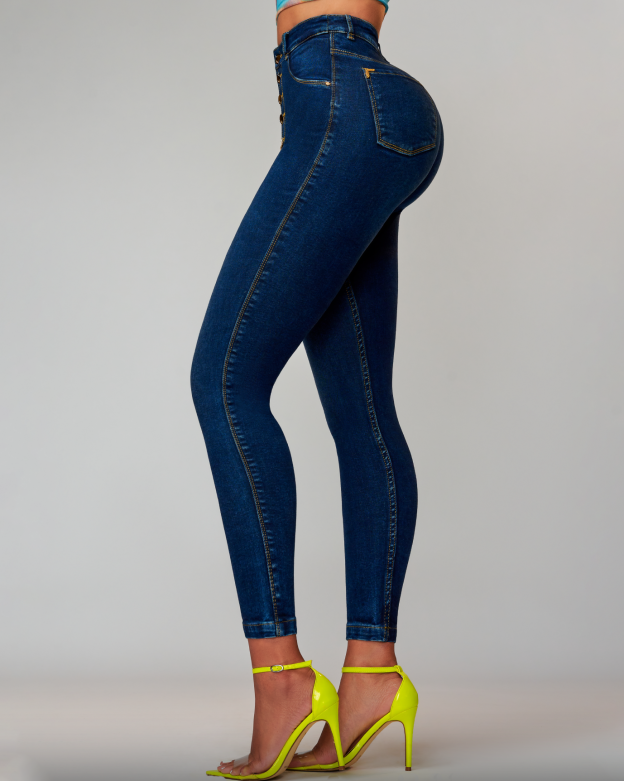 Push Up Jeans Glamour Glow-Curvy-Faja