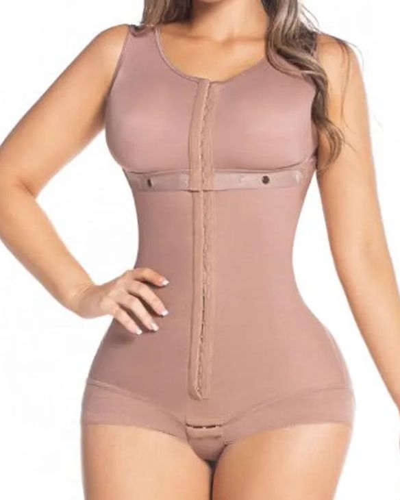 Double Abdominal Reinforcement Continuous Three-row Fastening -Curvy-Faja