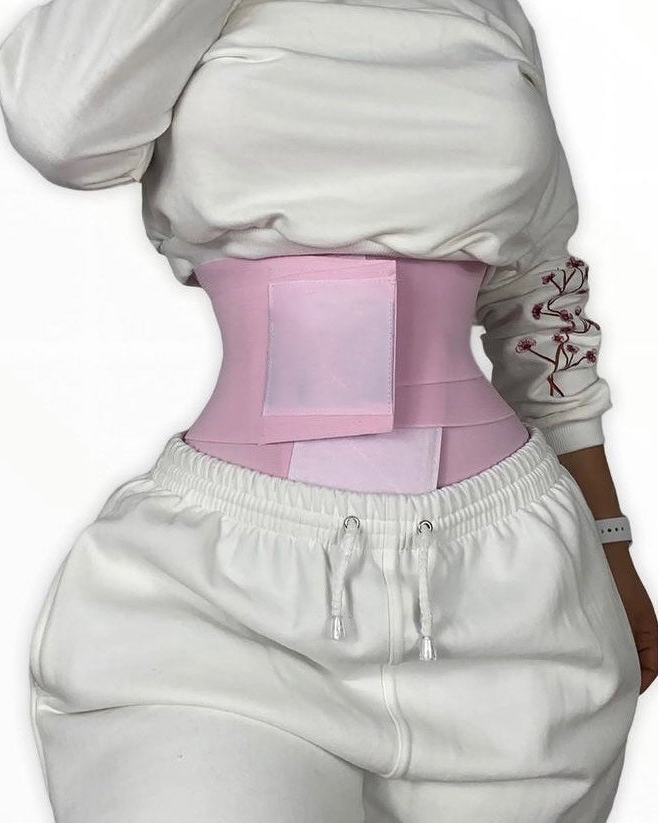 BF Secret Faja 7111 - Short Girdle Bra less with Thin Suspenders,  Waist  training corsets Toronto, Butt Lifters, Thermal Latex Body