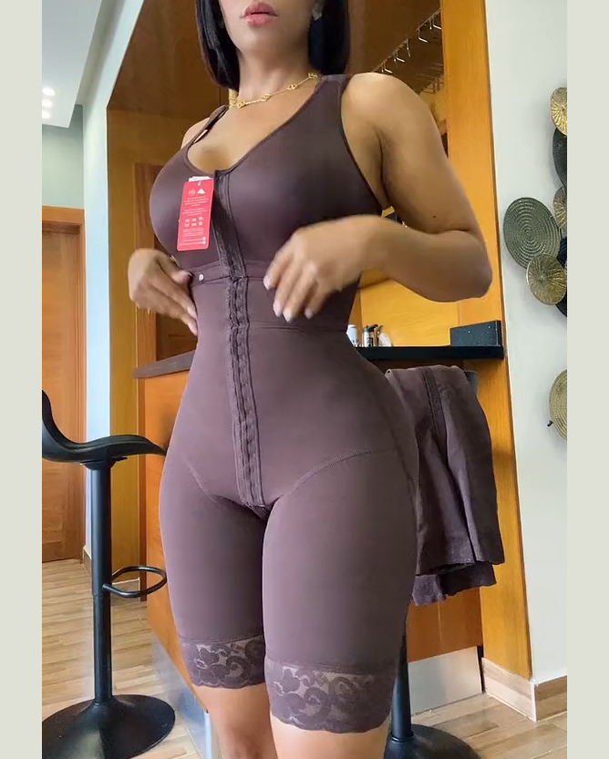 High Comrepssion Full Body Tummy Control Hourglass Faja Gridle