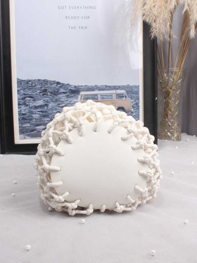 Hollow Straw Mini Bag-Curvy-Faja