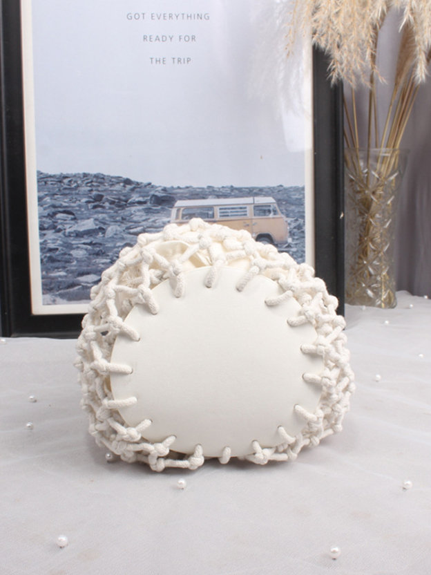 Hollow Straw Mini Bag-Curvy-Faja