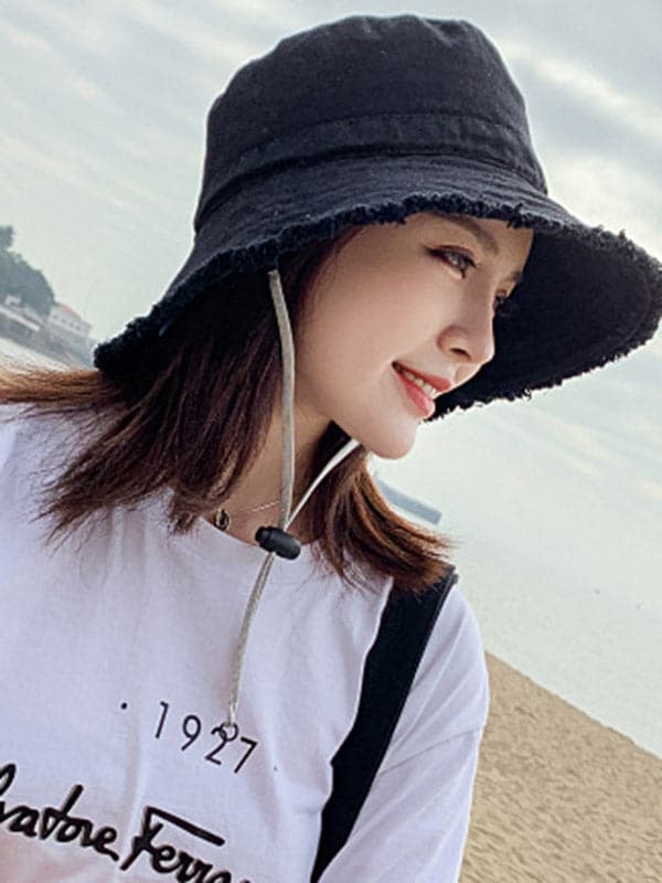 Leisure Solid Bucket Hat