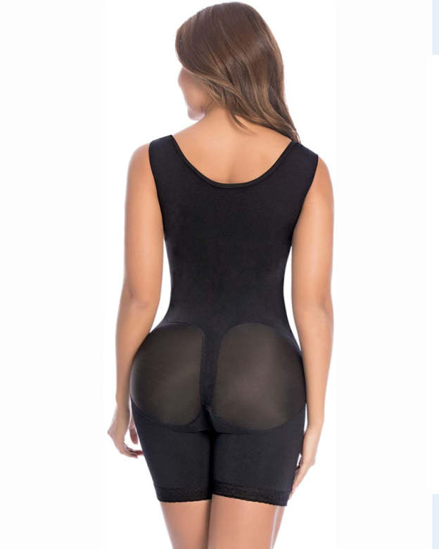 Women's Tummy Control Shapewear High Compression Faja Bodysuit Postpartum-Curvy-Faja