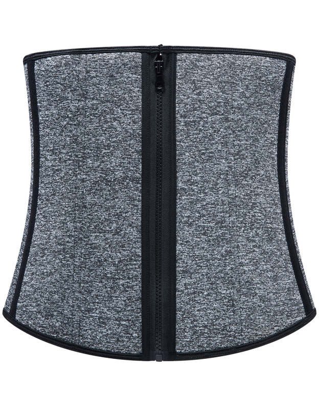 Neoprene Zip Girdle Belly Corset-Curvy-Faja