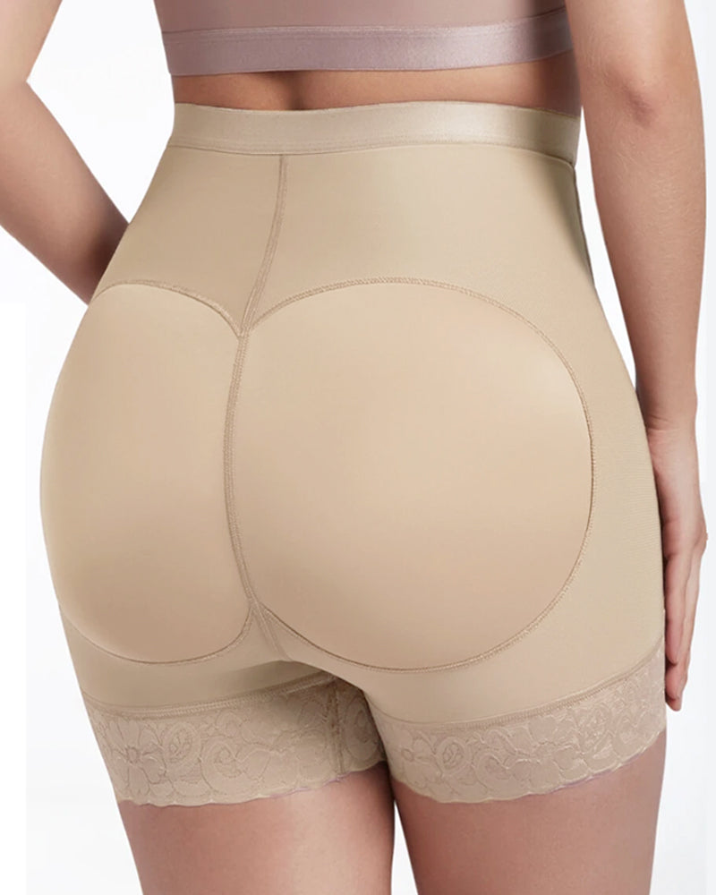 Double Compression Power Shaping Shorts-Curvy-Faja