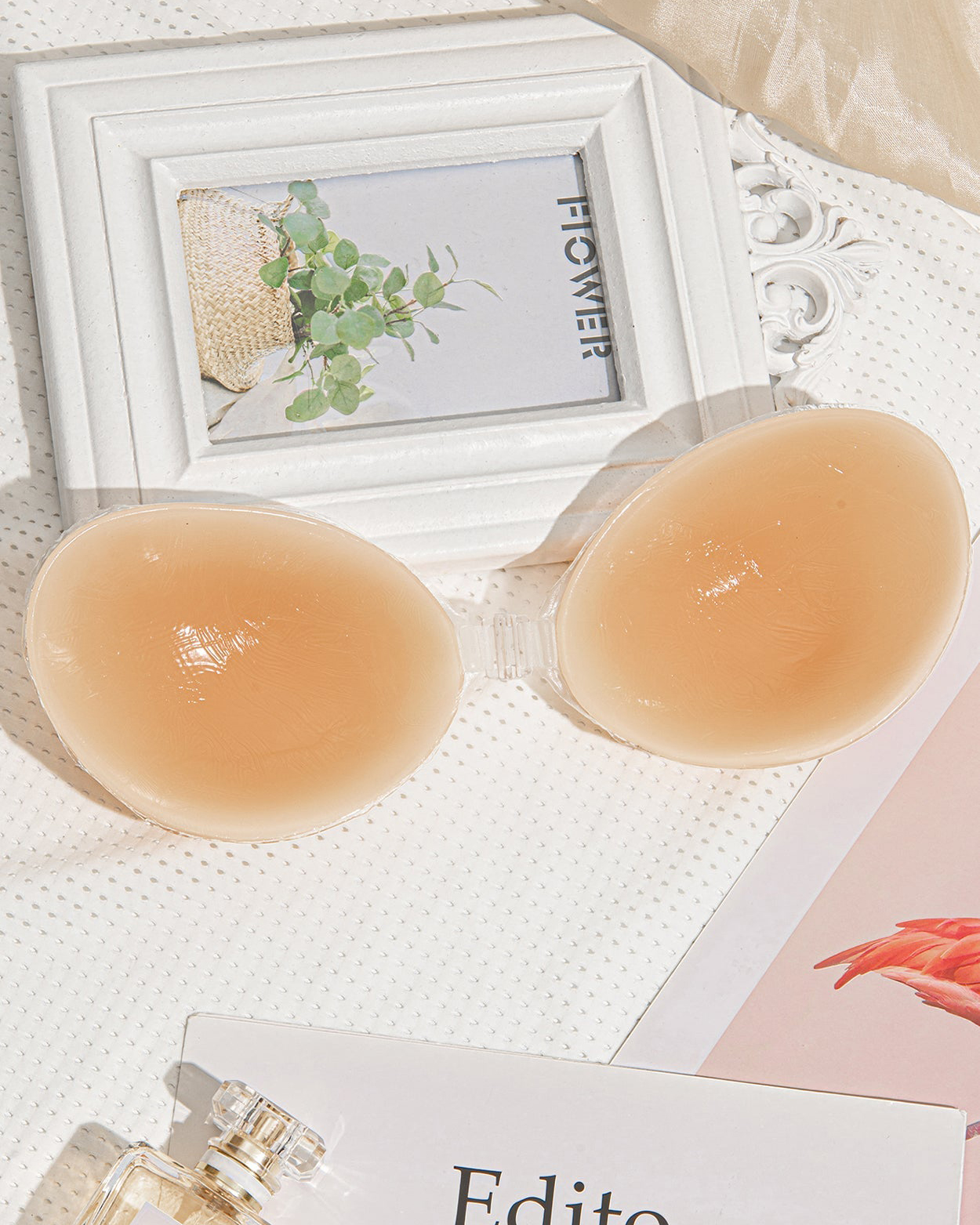 Invisible Silicone Strapless Sticky Plunge Bra-Curvy-Faja