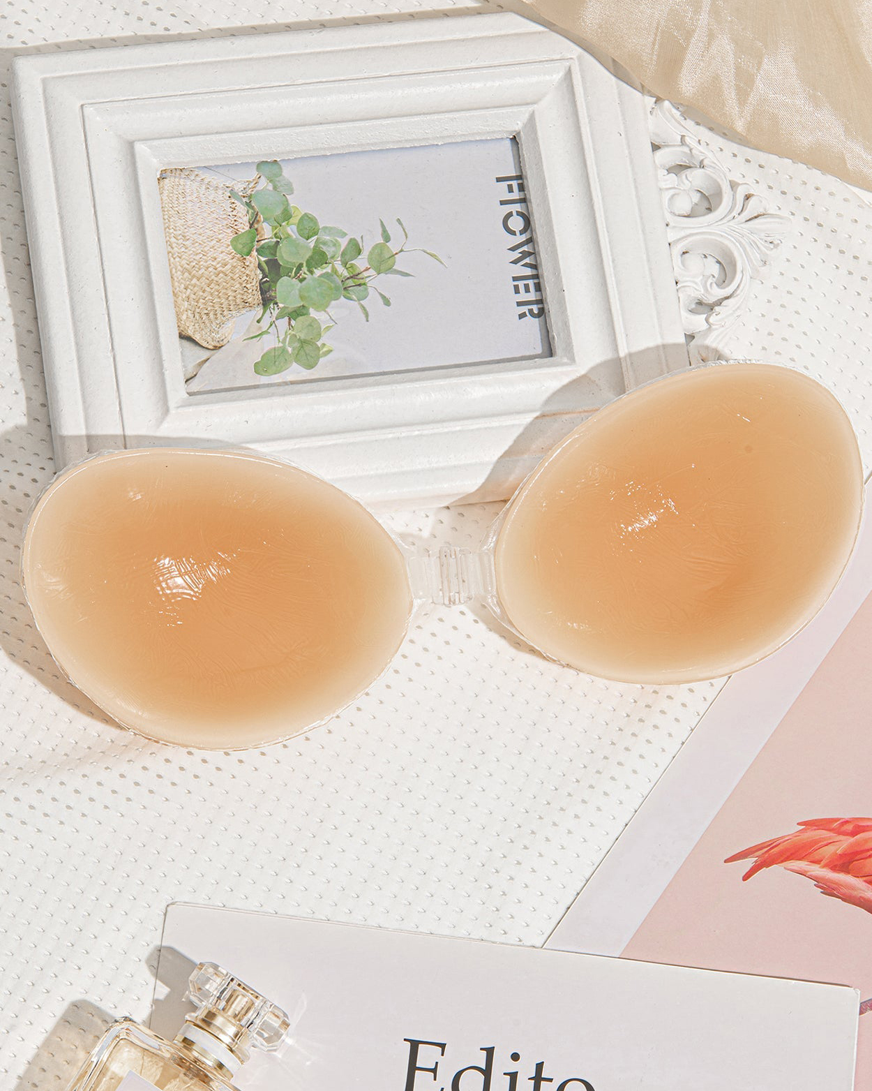 Invisible Silicone Strapless Sticky Plunge Bra-Curvy-Faja