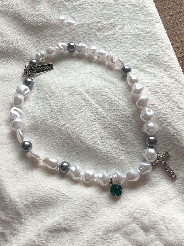 CHIC PEARL LOVELY NECKLACE-Curvy-Faja