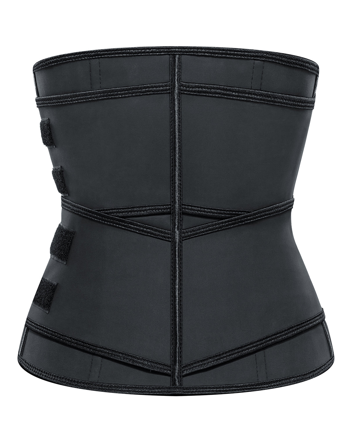 Corset Latex Buckle Waist Corset Belt LATEX Rubber Straps Corset-Curvy-Faja