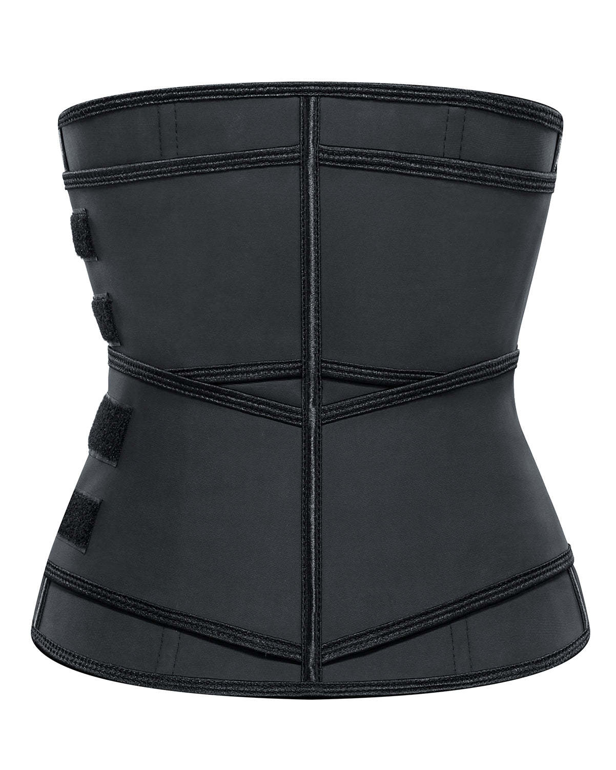 Corset Latex Buckle Waist Corset Belt LATEX Rubber Straps Corset-Curvy-Faja