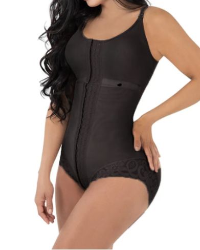 High Compression Shapewear With Hook Shaper Adjustable Bra Slimming Bodysuit-curvy-faja