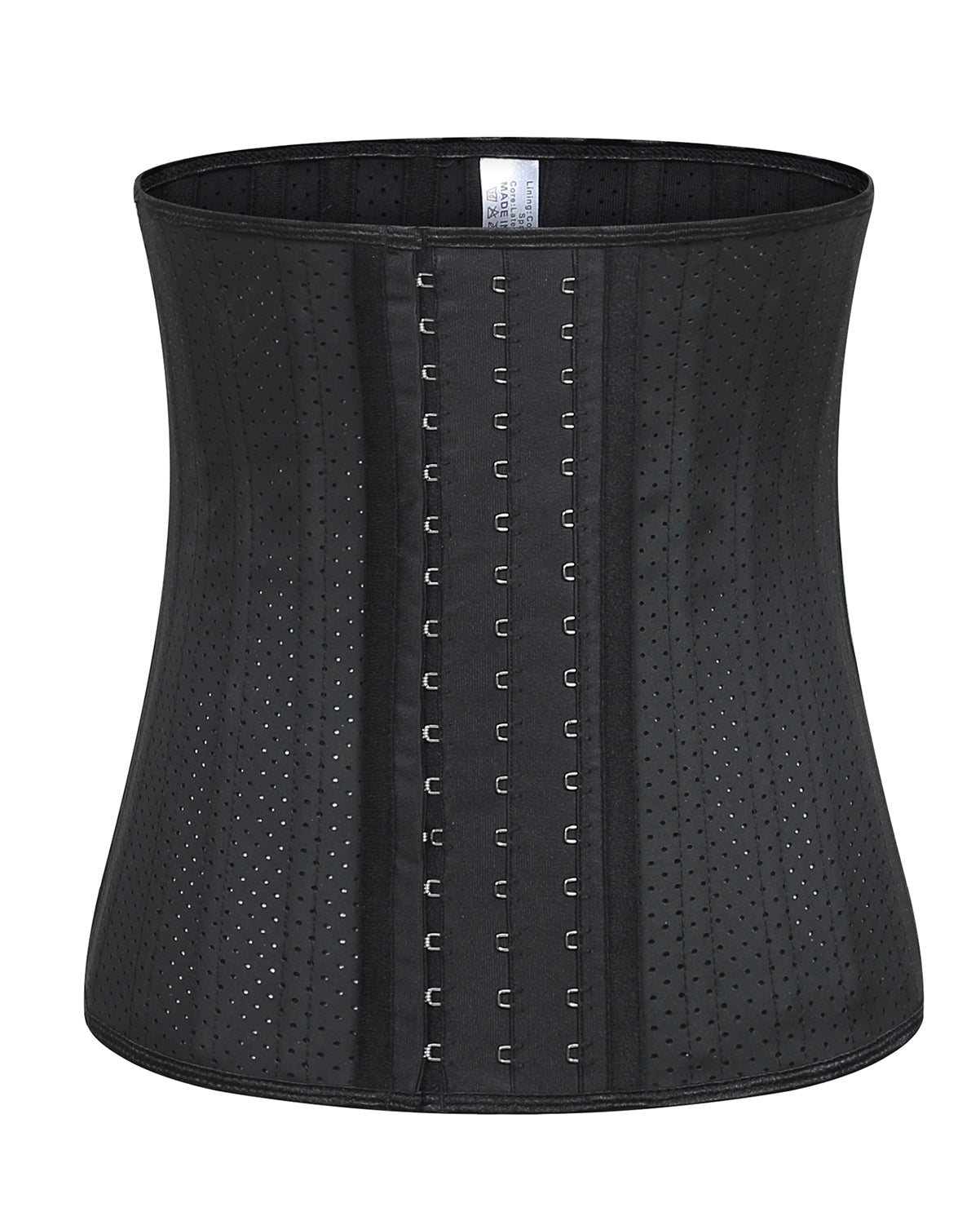 Corset Latex Buckle Waist Corset Belt LATEX Rubber Straps Corset-curvy-faja