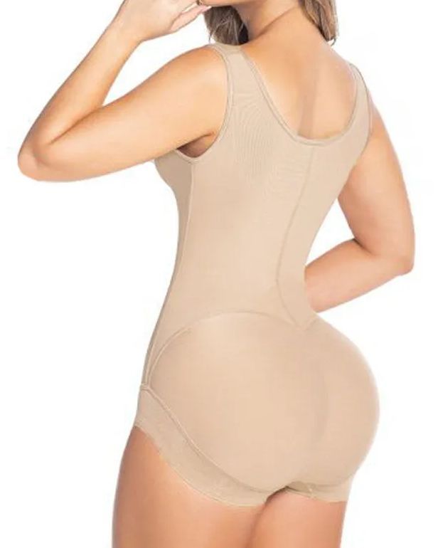 Double Abdominal Reinforcement Fastening For Improved Handling And Fit Soft Stemless Cups -Curvy-Faja