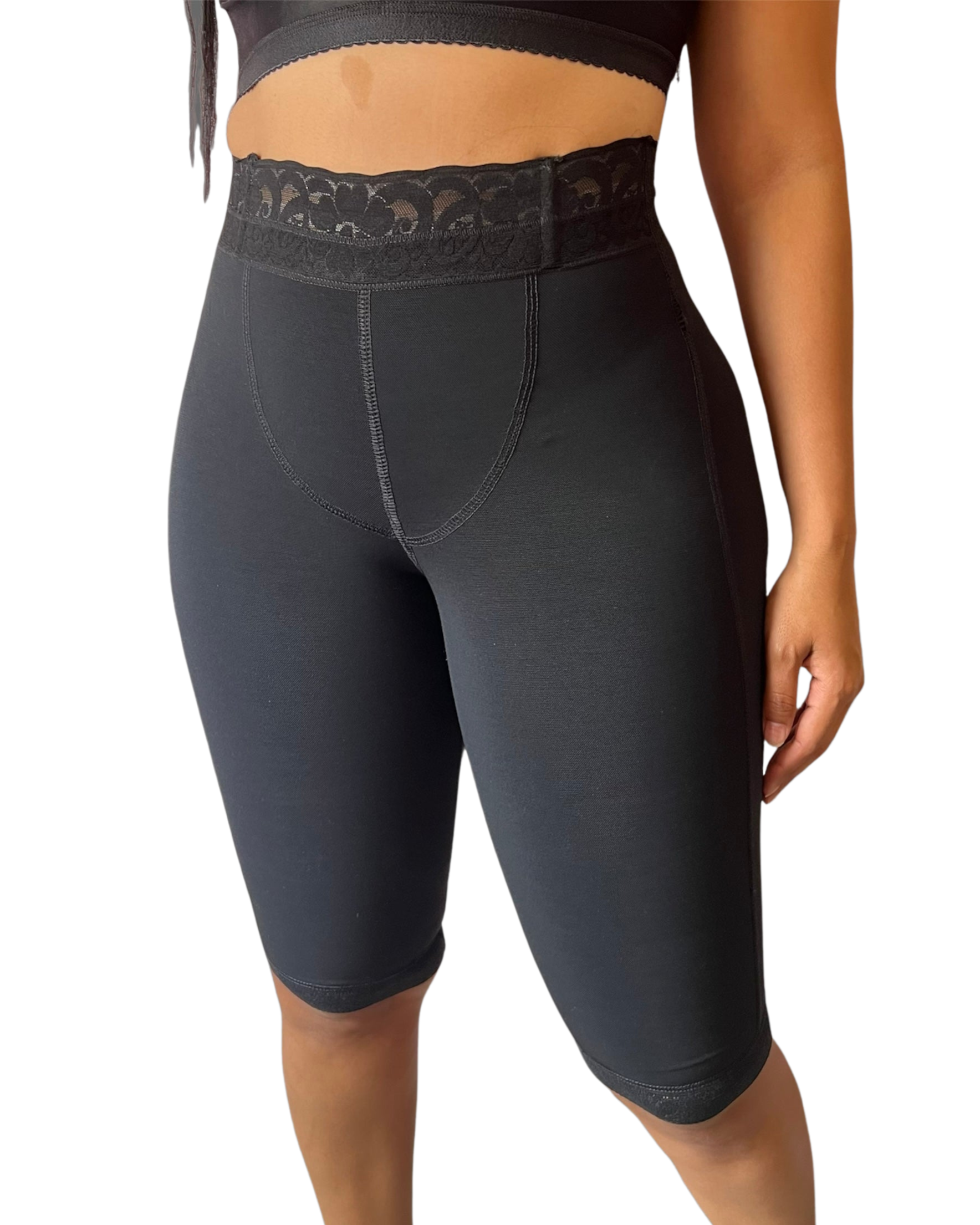 High Waist Hip Lift Shorts-Curvy-Faja