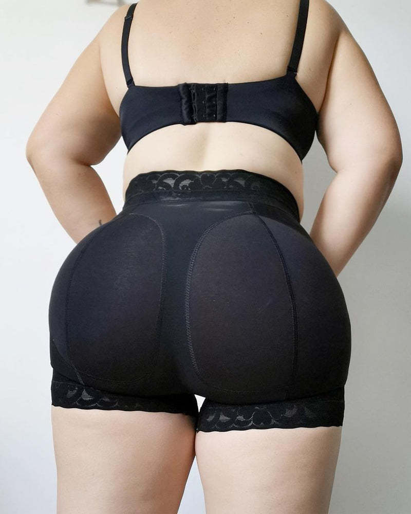 Postpartum Recovery Slimming Fajas Lace Butt Lifter-Curvy-Faja