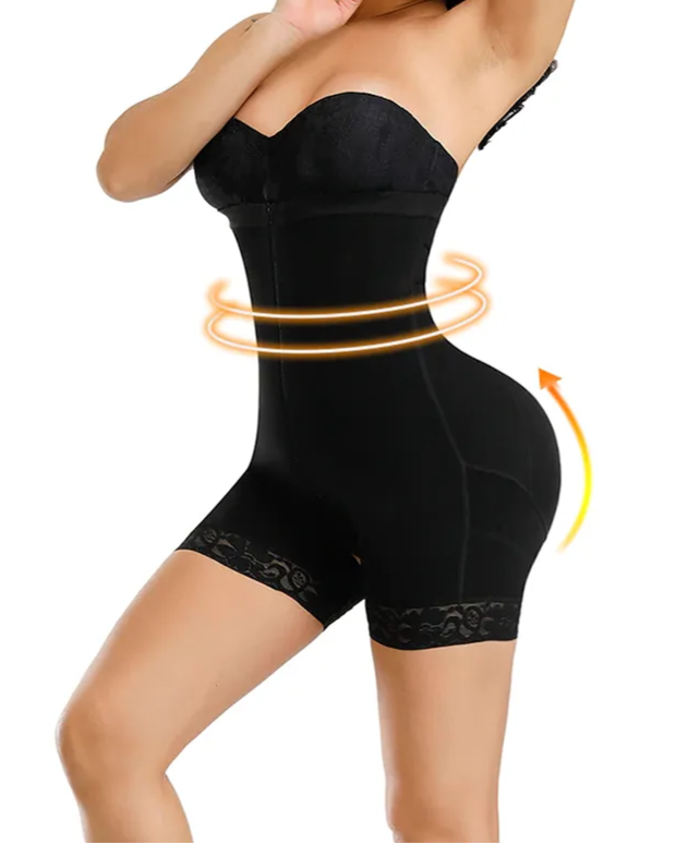 Corset Tummy Control Panties Shapewear For Women Tummy Control Fajas Body Shaper Zipper Open Bust Bodysuit-Curvy-Faja