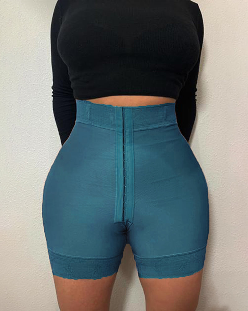 High Compression Garment (powernet) Butt Lifter 3 Hook Butt Lifting Shorts-Curvy-Faja