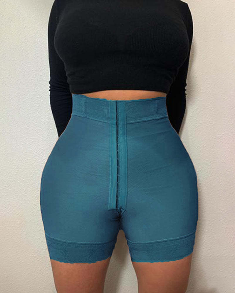 High Compression Garment (powernet) Butt Lifter 3 Hook Butt Lifting Shorts-Curvy-Faja