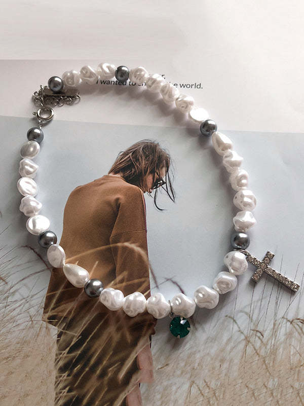 CHIC PEARL LOVELY NECKLACE-Curvy-Faja