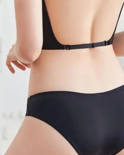 Push Up Low Back Plunge Bra Cleavage-Boosting Light Padding Bra Underwear-Curvy-Faja