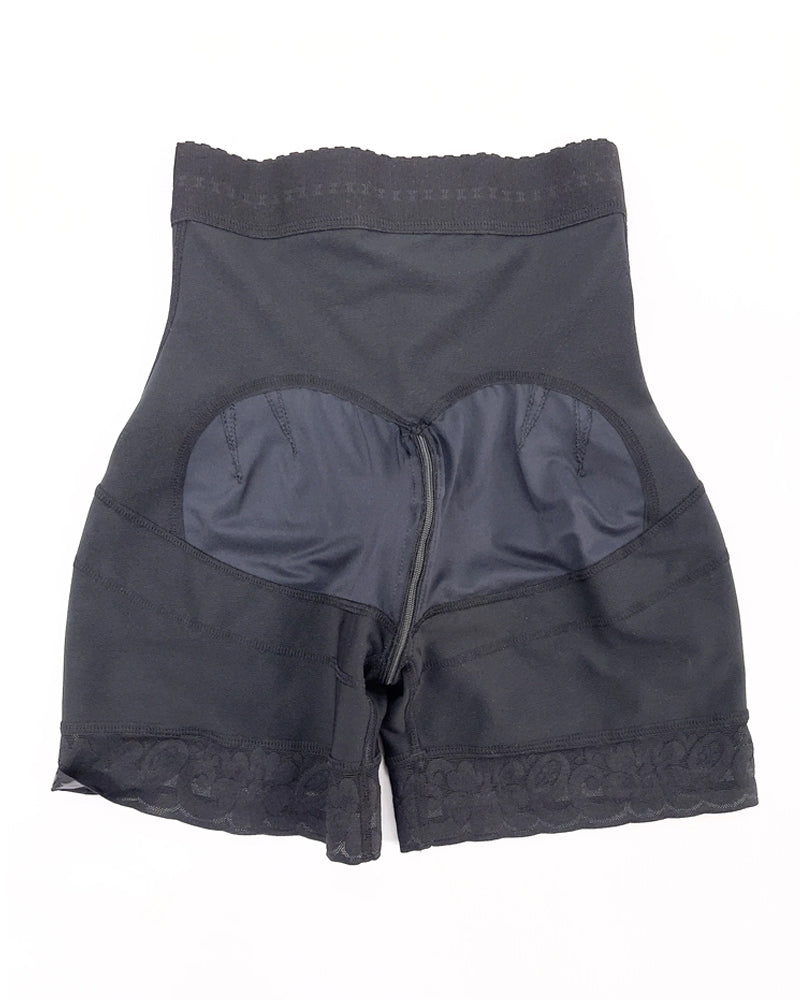 Slimming Fajas Lace Butt Lifter  Charming Curves Butt Lifting Short 3 Hooks-Curvy-Faja