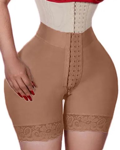 Women's Hip Shaping Shorts Sexy Lace Panties-Curvy-Faja