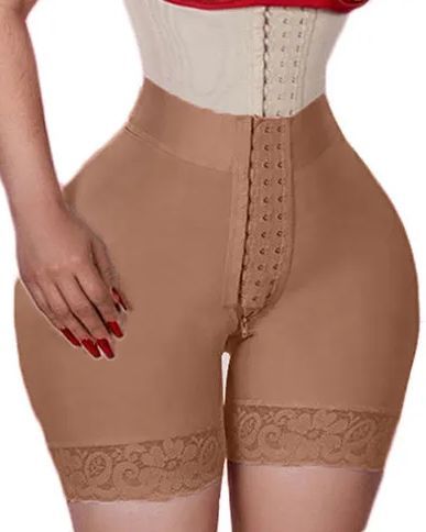 Women's Hip Shaping Shorts Sexy Lace Panties-Curvy-Faja
