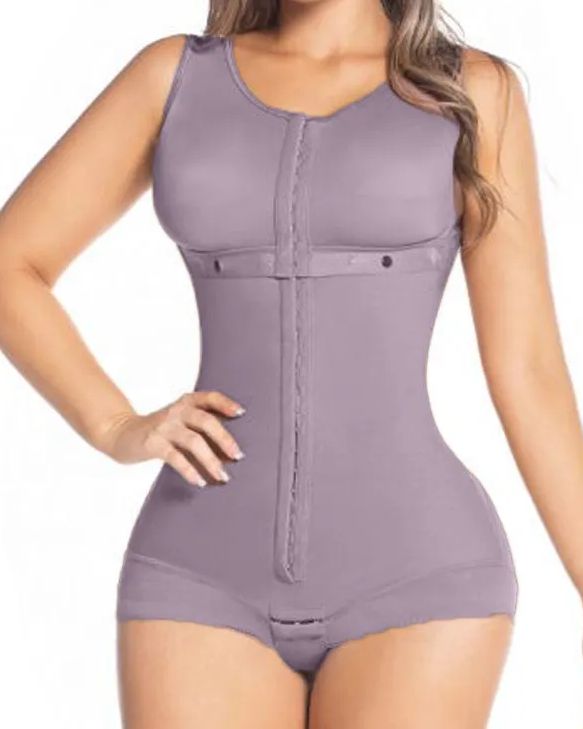 Double Abdominal Reinforcement Continuous Three-row Fastening -Curvy-Faja