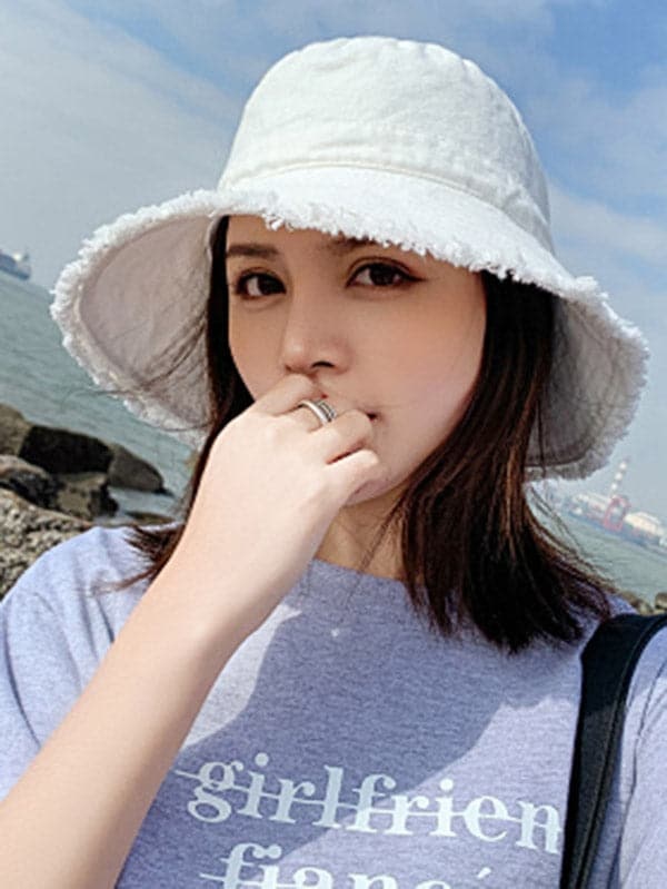 Leisure Solid Bucket Hat