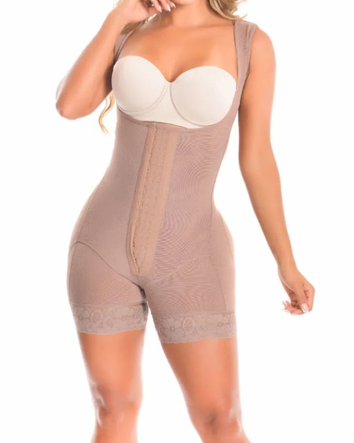 Open Bust Body Shaper Girdles-Curvy-Faja