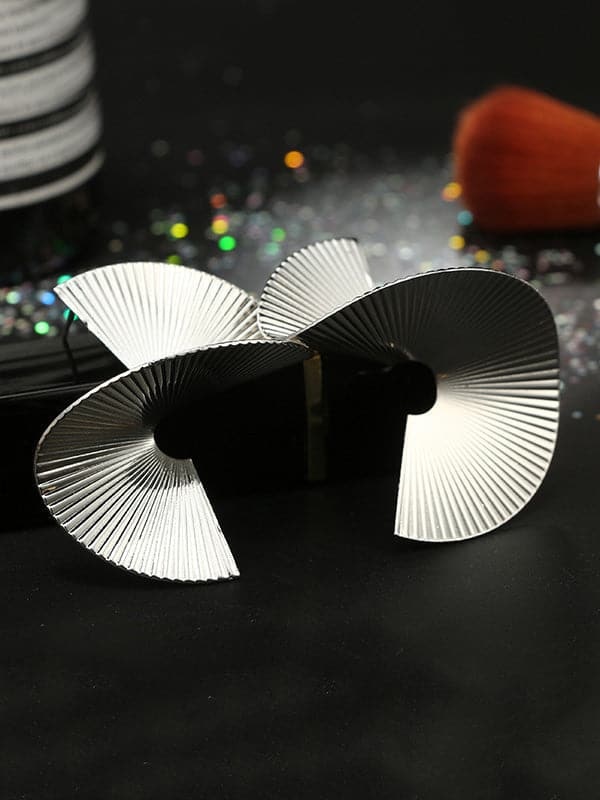 Vintage S-shaped Earrings Accessories-Curvy-Faja
