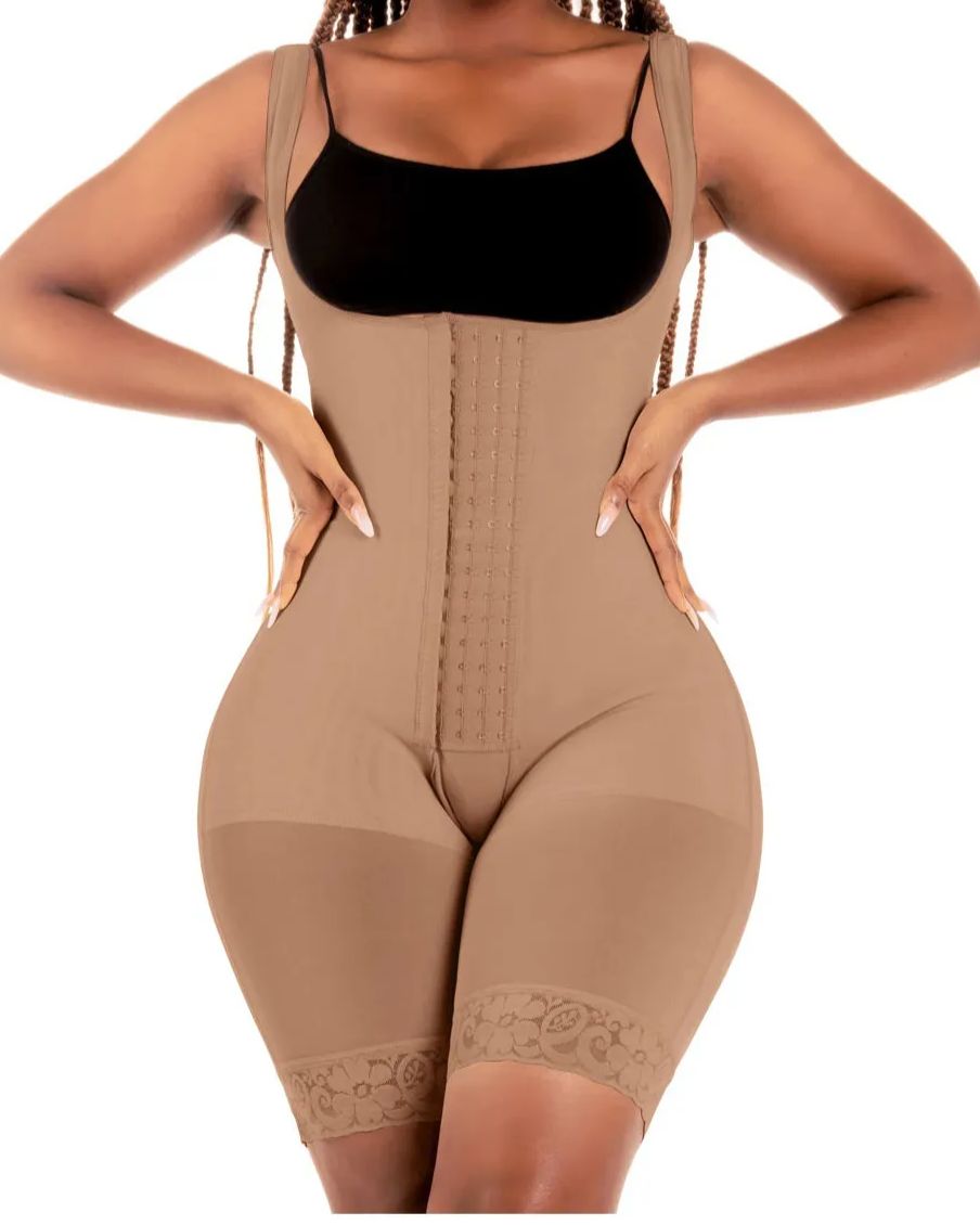 Bum Lift Tummy Control Shapewear Mid Thigh Faja-Curvy-Faja
