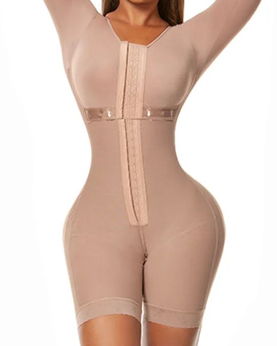 Full Body Shaping Bodysuits for Long Sleeve -Curvy-Faja