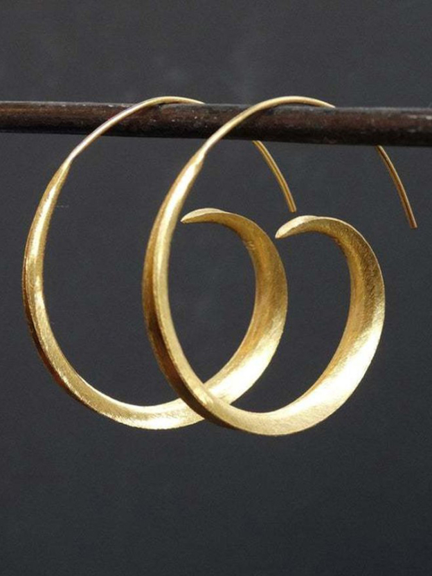 Fashion Vintage Alloy Earrings-Curvy-Faja